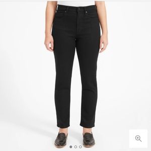 Everlane Cheeky Straight Jean Black